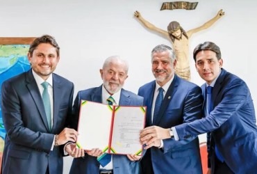 Lula sancionou lei que regulamenta CBT - Foto: Ricardo Stuchert/PR