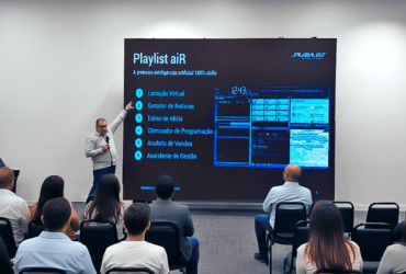 Marcello Costa durante o Workshop da Playlist realizado no Recife / divulgação