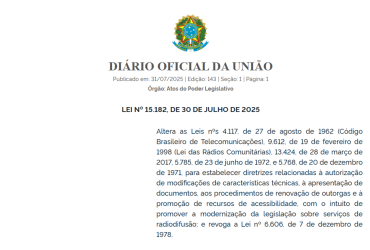 Publicada lei que simplifica os serviços de radiodifusão