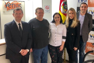 SindiRádio visita a Rádio Venâncio Aires após episódios de furtos ocorridos nas últimas semanas