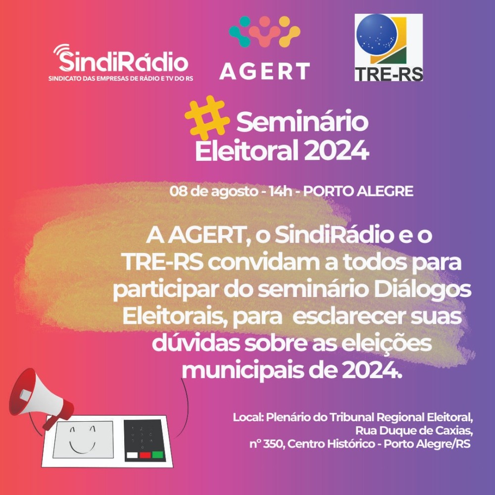 Seminário Eleitoral 2024 – Porto Alegre – 08/08 - 14h00