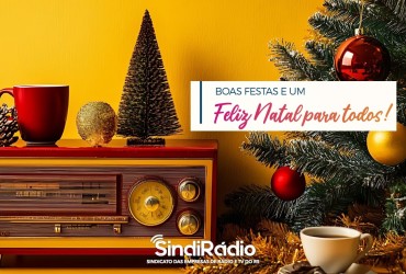O SindiRádio deseja a todos um Feliz Natal!