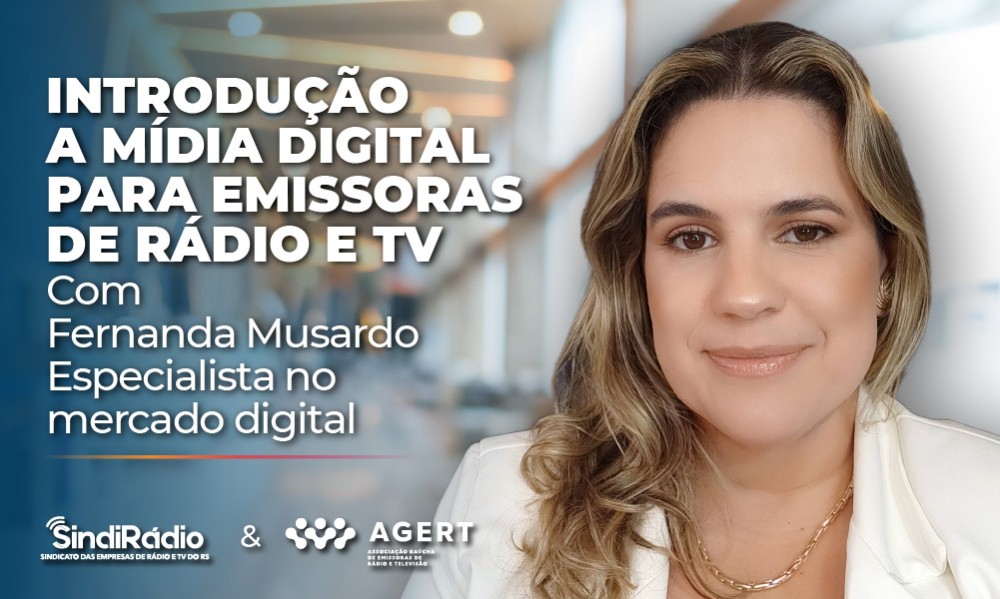 SindiRádio e Agert lançam curso sobre mídias digitais