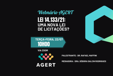 Webnário AGERT - 22/07/2025 às 10h